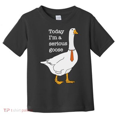 Today IM A Serious Goose Silly Goose Toddler T-Shirt