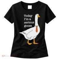 Today IM A Serious Goose Silly Goose Women's T-Shirt thumb 0