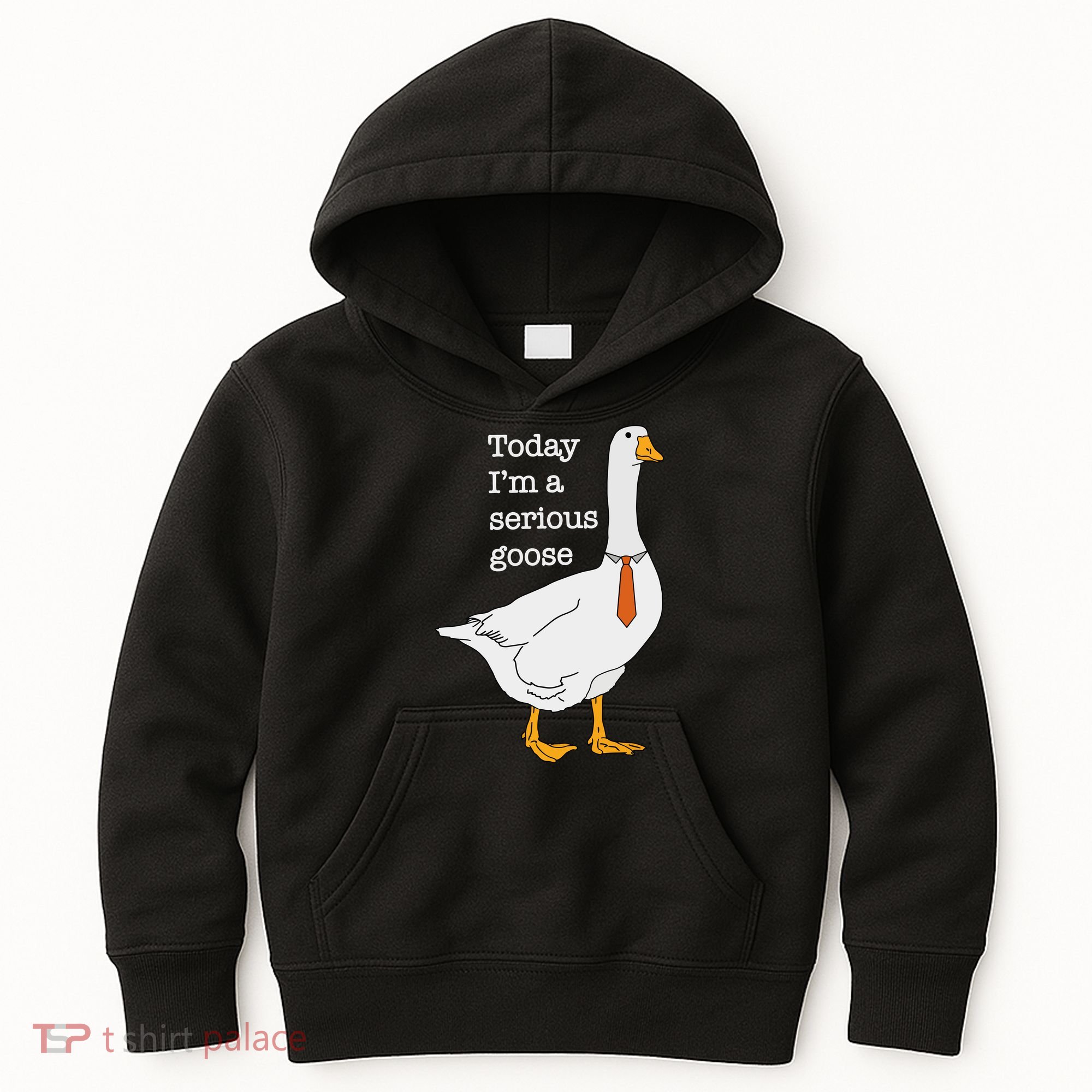 Today IM A Serious Goose Silly Goose Kids Hoodie