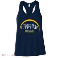 Twice In A Lifetime Total Solar Eclipse April 8 2024 Women's Tank Top thumb 0