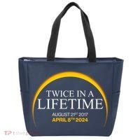Twice In A Lifetime Total Solar Eclipse April 8 2024 Tote Bag thumb 0