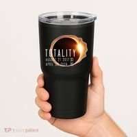 Twice in a Lifetime Totality Solar Eclipse 2017 & 2024 Tumbler thumb 2