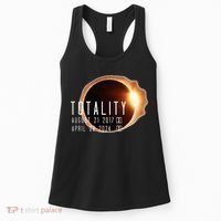 Twice in a Lifetime Totality Solar Eclipse 2017 & 2024 Women's Tank Top thumb 0
