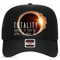 Twice in a Lifetime Totality Solar Eclipse 2017 & 2024 Hat thumb 0