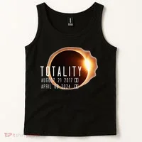 Twice in a Lifetime Totality Solar Eclipse 2017 & 2024 Tank Top thumb 2