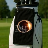 Twice in a Lifetime Totality Solar Eclipse 2017 & 2024 Golf Towel thumb 2