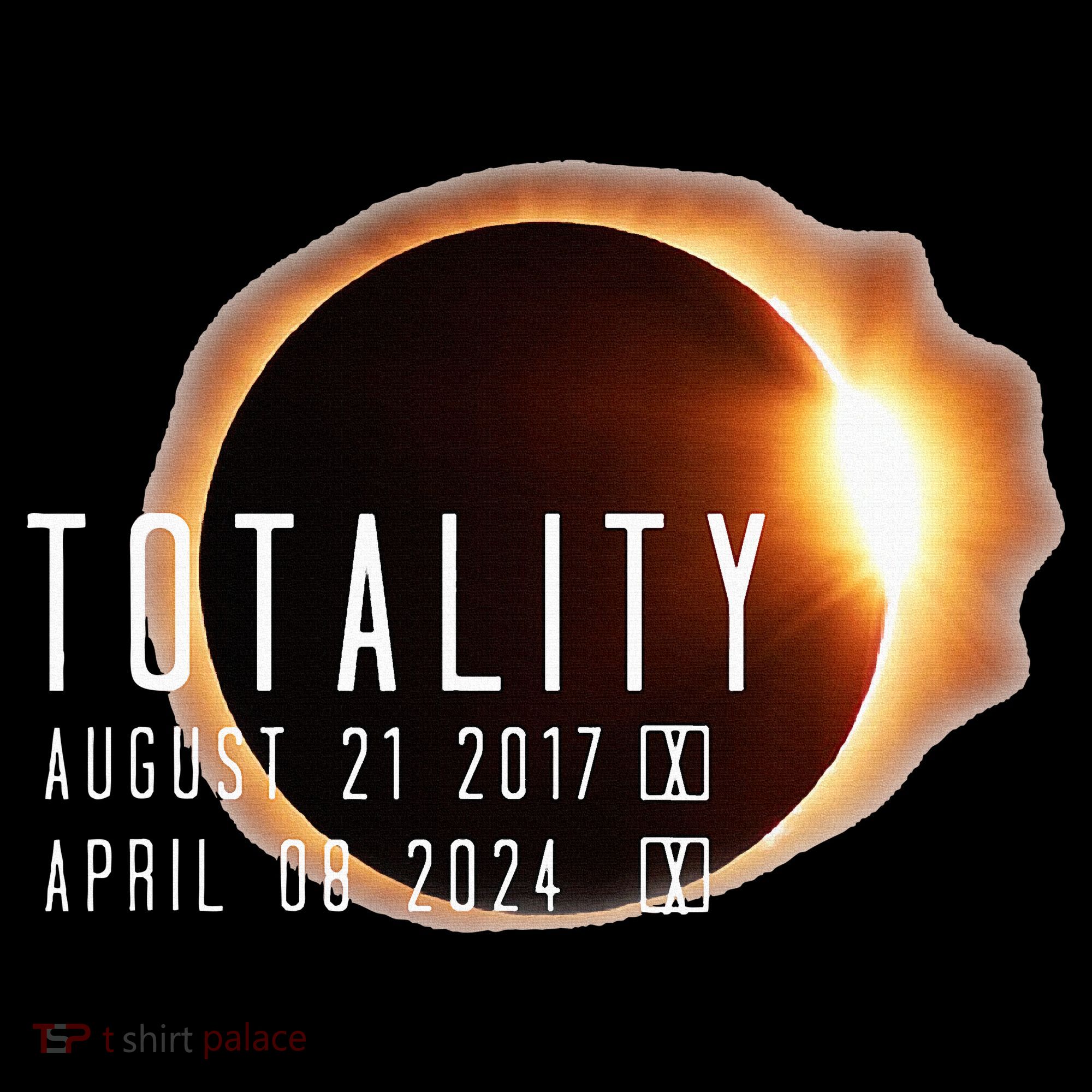 Twice in a Lifetime Totality Solar Eclipse 2017 & 2024 Women's Long Sleeve Shirt