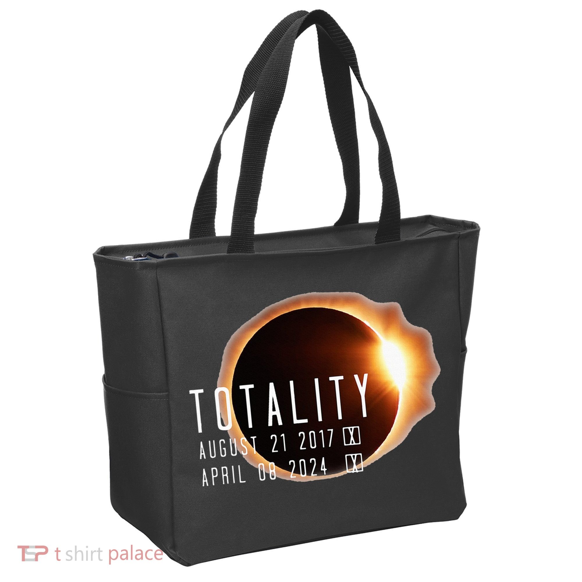 Twice in a Lifetime Totality Solar Eclipse 2017 & 2024 Tote Bag