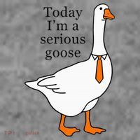 Today IM A Serious Goose Toddler Hoodie thumb 2