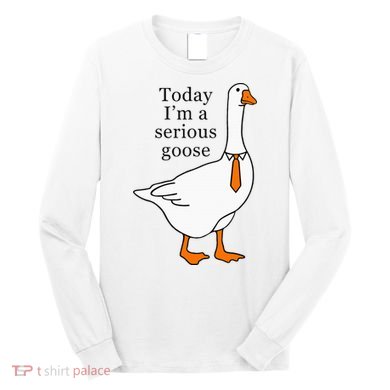Today IM A Serious Goose Long Sleeve Shirt