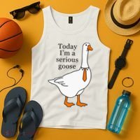 Today IM A Serious Goose Tank Top thumb 4