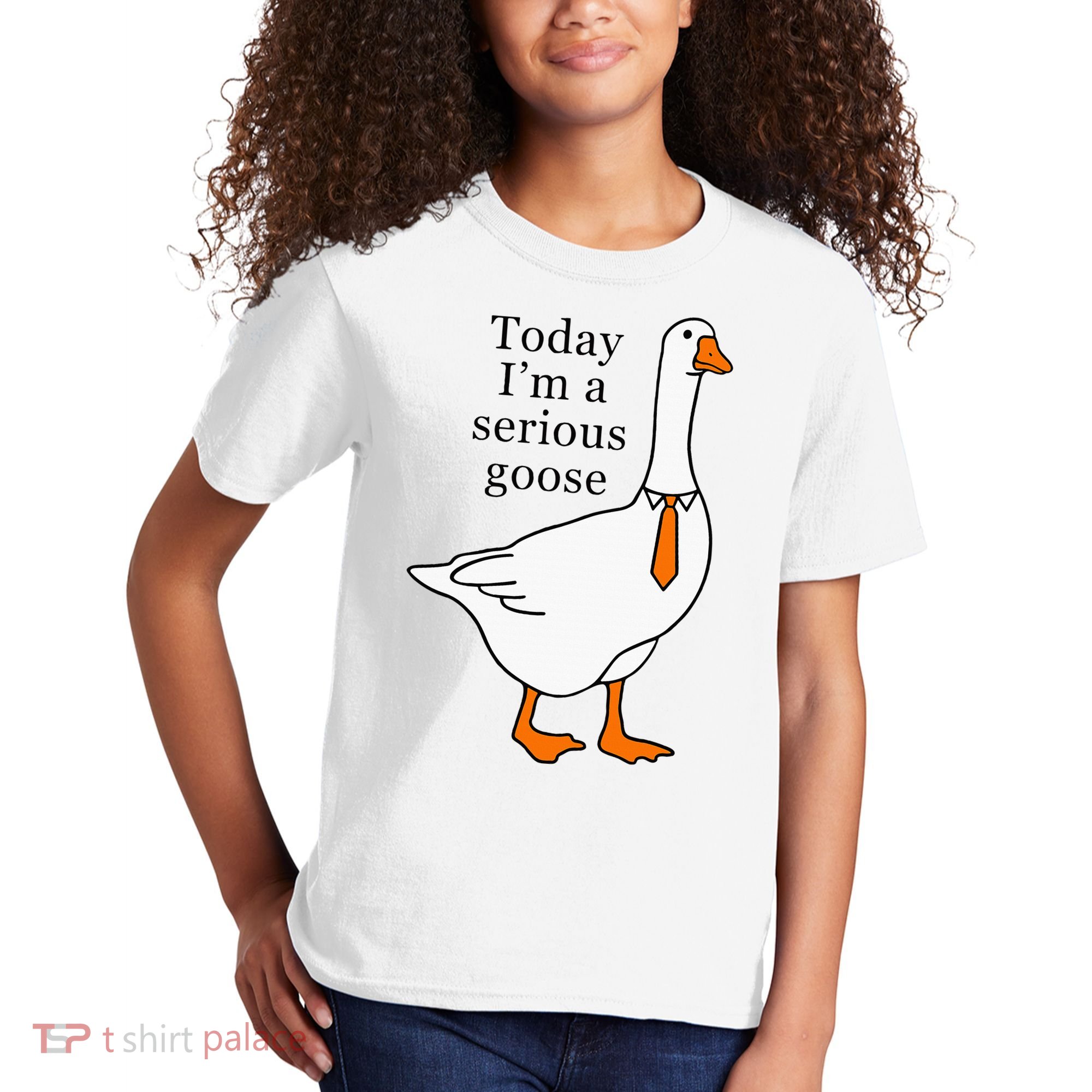 Today IM A Serious Goose Kids T-Shirt
