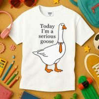Today IM A Serious Goose Kids T-Shirt thumb 3