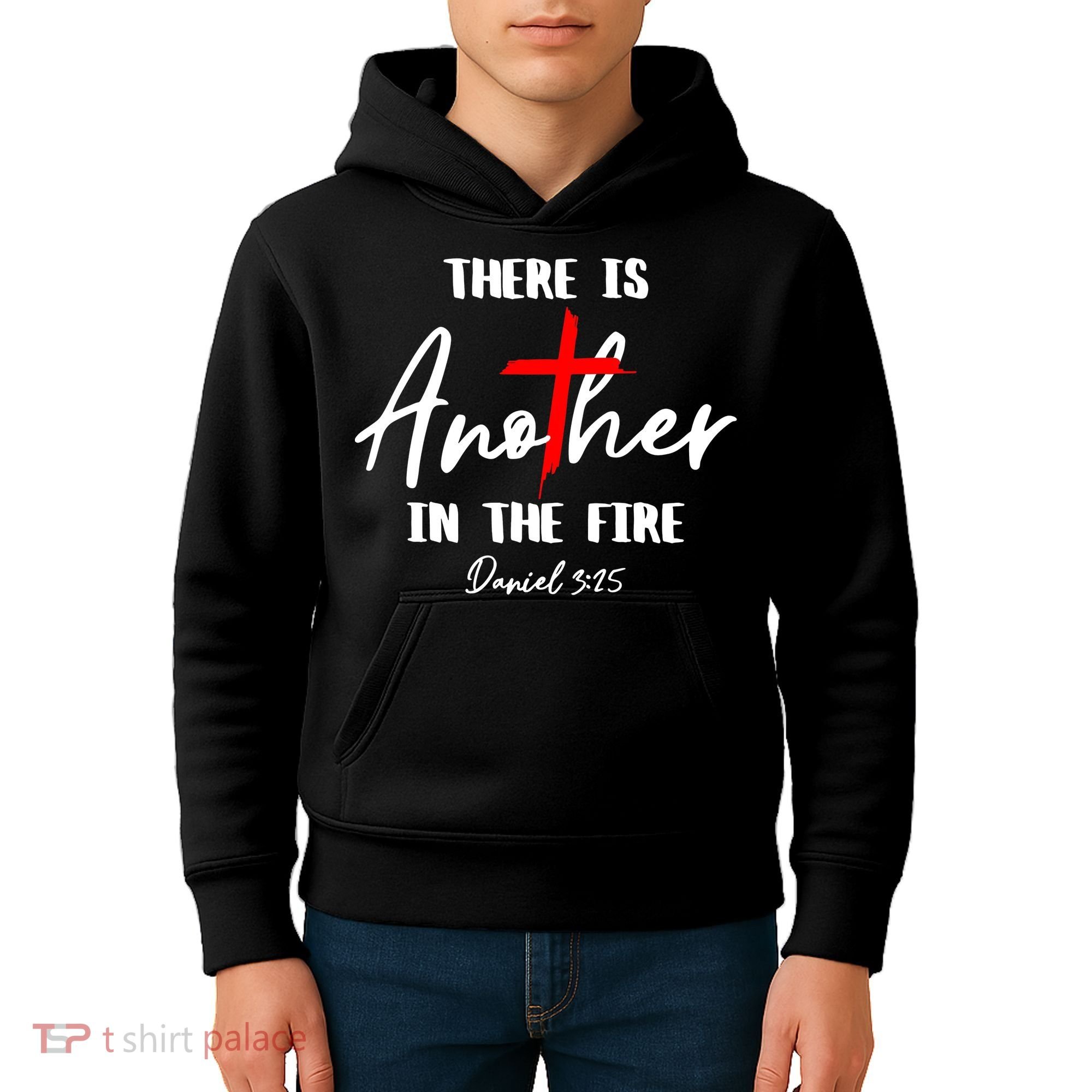 There Is Another In The Fire Christian Religious Kids Hoodie