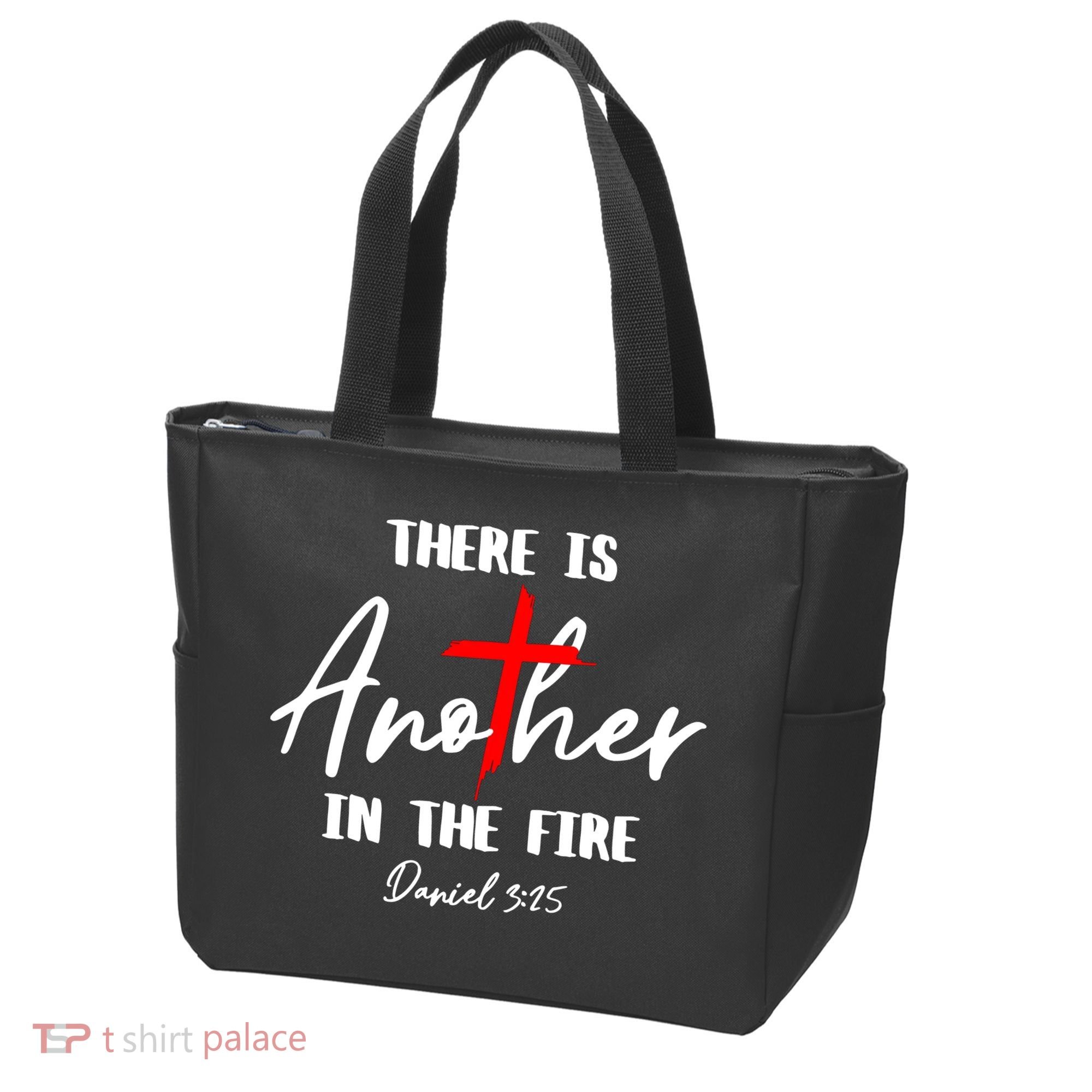 There Is Another In The Fire Christian Religious Tote Bag