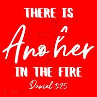 There Is Another In The Fire Christian Religious Santa Hat thumb 1