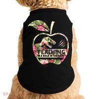 Teaching Is A Walk In The Park Funny Teacher Dinosaur Doggie Tank thumb 0