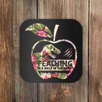 Teaching Is A Walk In The Park Funny Teacher Dinosaur Coaster thumb 0