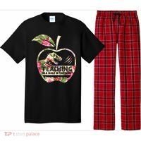 Teaching Is A Walk In The Park Funny Teacher Dinosaur Pajama Set thumb 0