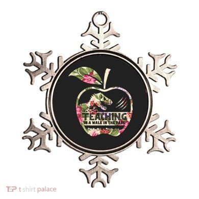 Teaching Is A Walk In The Park Funny Teacher Dinosaur Ornament