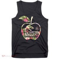 Teaching Is A Walk In The Park Funny Teacher Dinosaur Tank Top thumb 0
