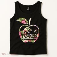 Teaching Is A Walk In The Park Funny Teacher Dinosaur Tank Top thumb 2