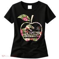 Teaching Is A Walk In The Park Funny Teacher Dinosaur Women's T-Shirt thumb 0