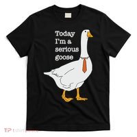 Today Im A Serious Goose Silly Goose T-Shirt thumb 0