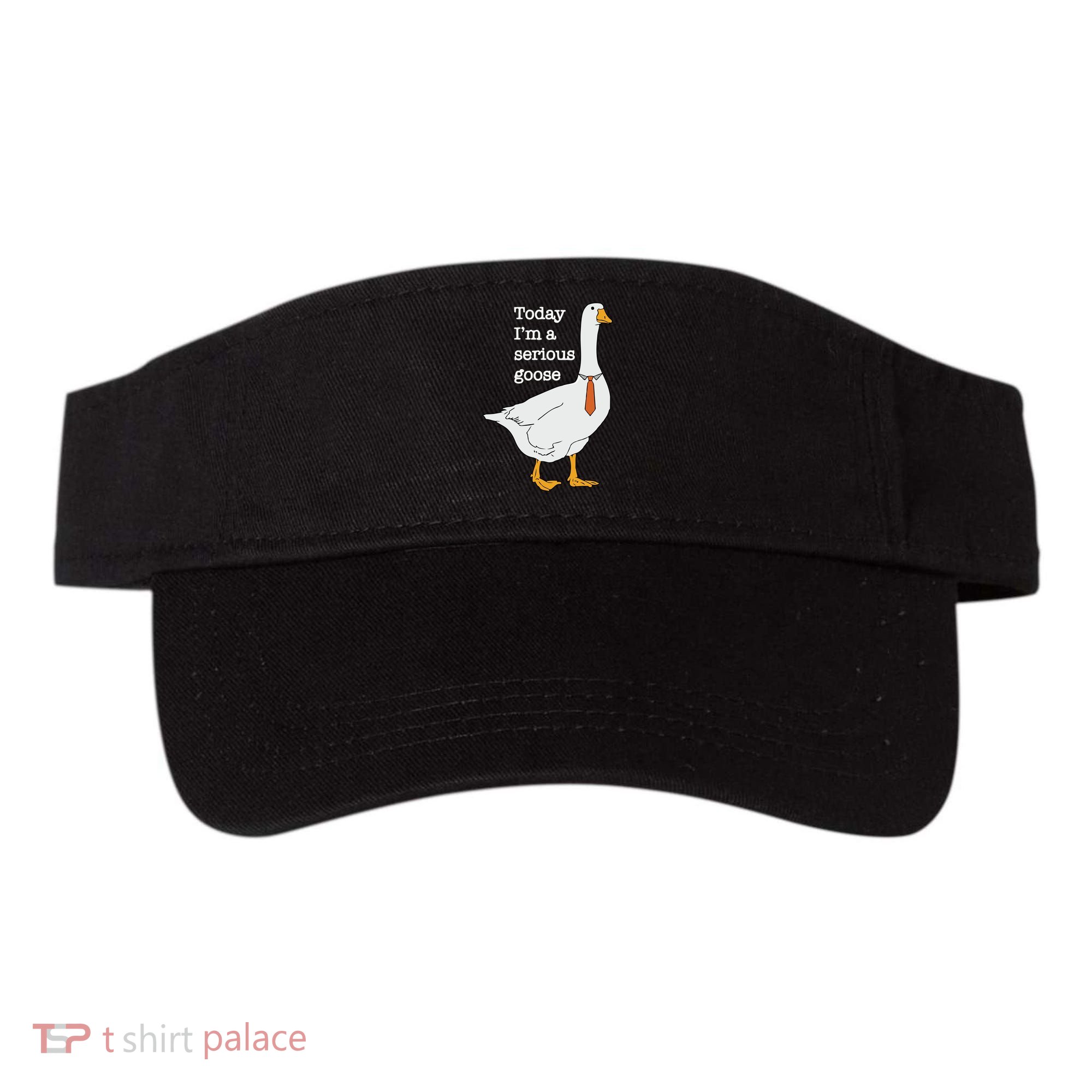 Today Im A Serious Goose Silly Goose Visor