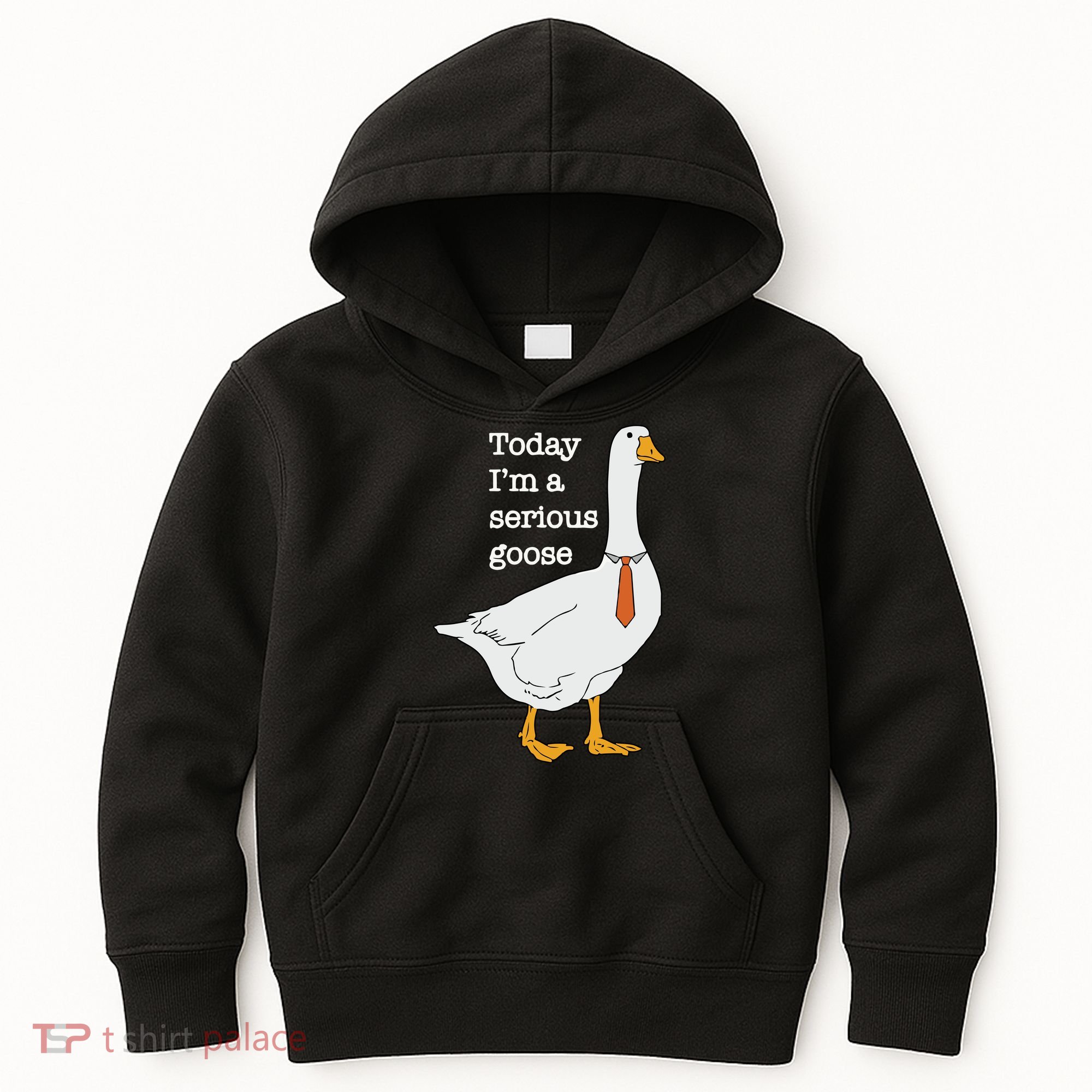 Today Im A Serious Goose Silly Goose Kids Hoodie