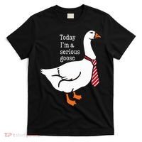 Today IM A Serious Goose Funny Cute Goose T-Shirt thumb 0