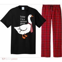 Today IM A Serious Goose Funny Cute Goose Pajama Set thumb 0