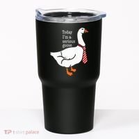 Today IM A Serious Goose Funny Cute Goose Tumbler thumb 0