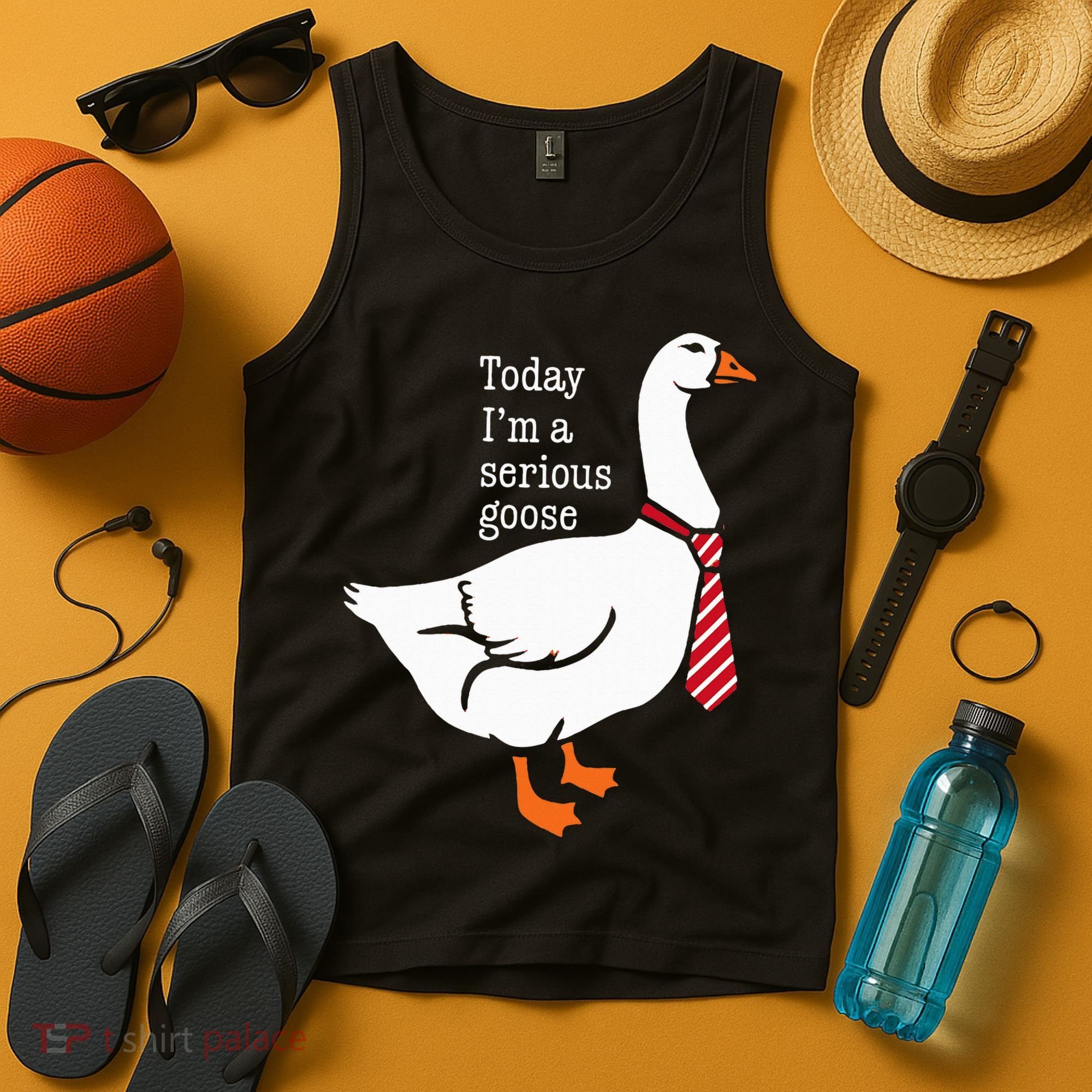 Today IM A Serious Goose Funny Cute Goose Tank Top