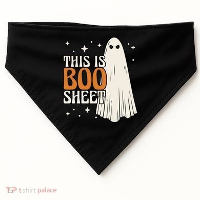 This Is Boo Sheet Funny Ghost USA-Made Doggie Bandana