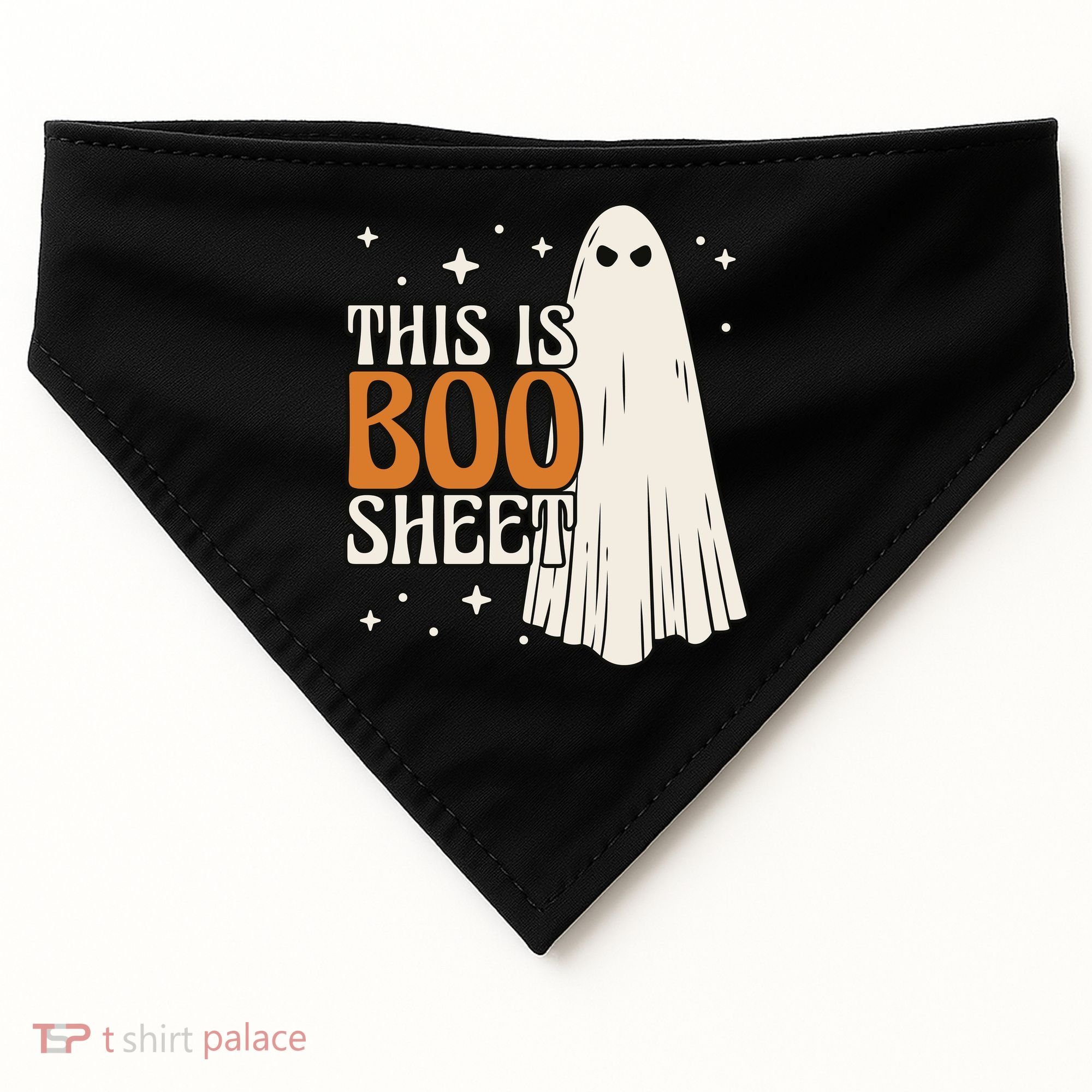 This Is Boo Sheet Funny Ghost USA-Made Doggie Bandana