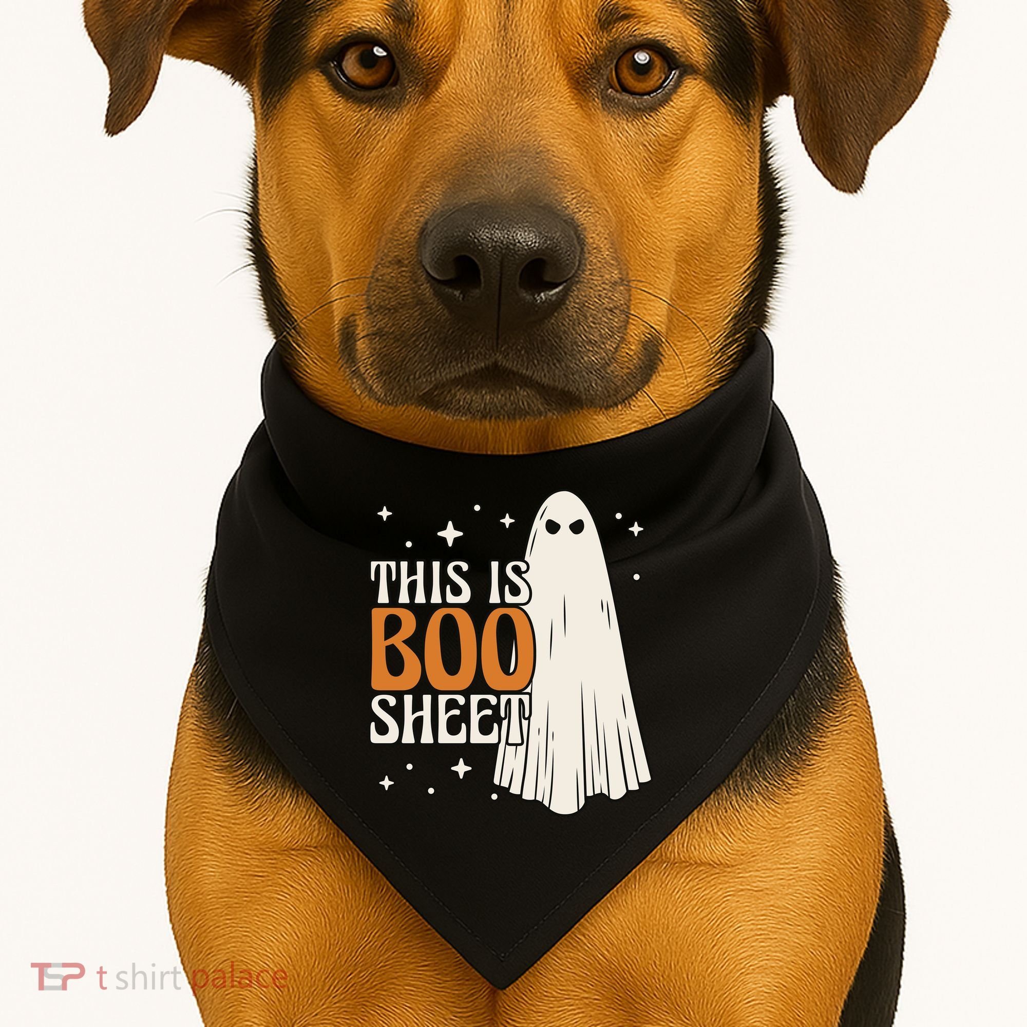 This Is Boo Sheet Funny Ghost USA-Made Doggie Bandana