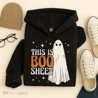 This Is Boo Sheet Funny Ghost Hoodie thumb 4