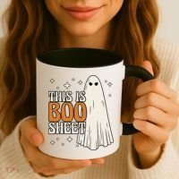 This Is Boo Sheet Funny Ghost Coffee Mug thumb 3