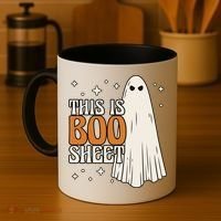 This Is Boo Sheet Funny Ghost Coffee Mug thumb 4
