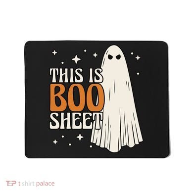 This Is Boo Sheet Funny Ghost Mousepad