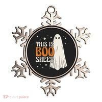 This Is Boo Sheet Funny Ghost Ornament thumb 0