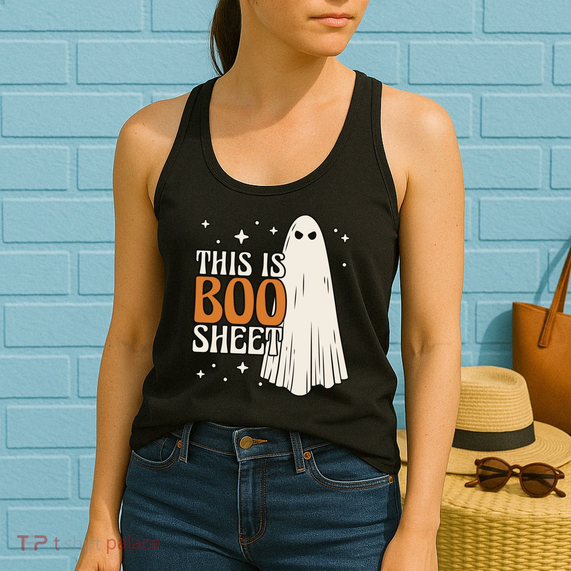 This Is Boo Sheet Funny Ghost Women's Tank Top