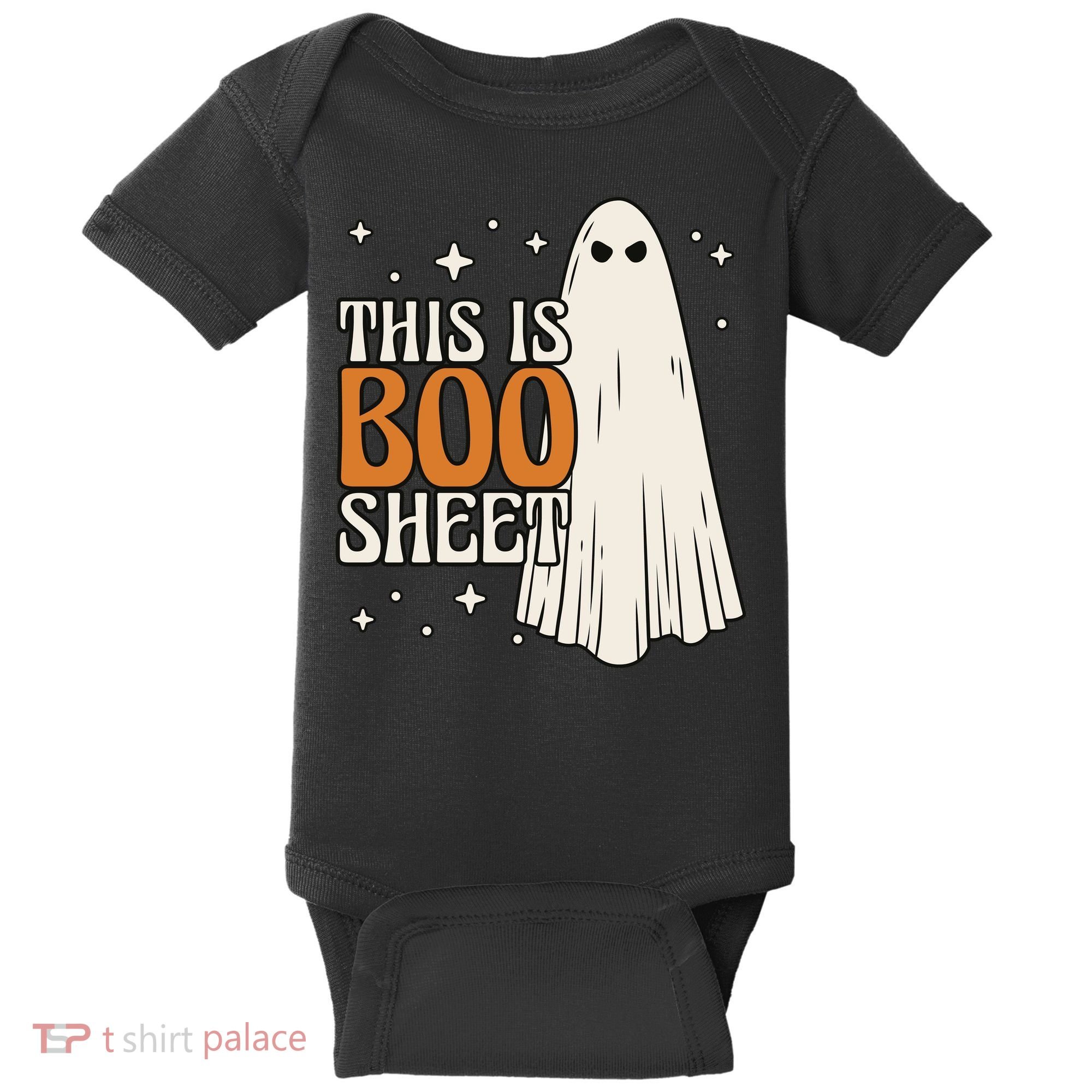 This Is Boo Sheet Funny Ghost Baby Bodysuit