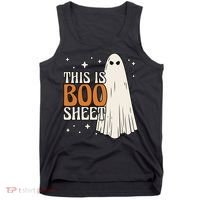 This Is Boo Sheet Funny Ghost Tank Top thumb 0