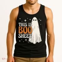 This Is Boo Sheet Funny Ghost Tank Top thumb 3