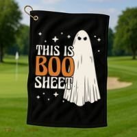 This Is Boo Sheet Funny Ghost Golf Towel thumb 1