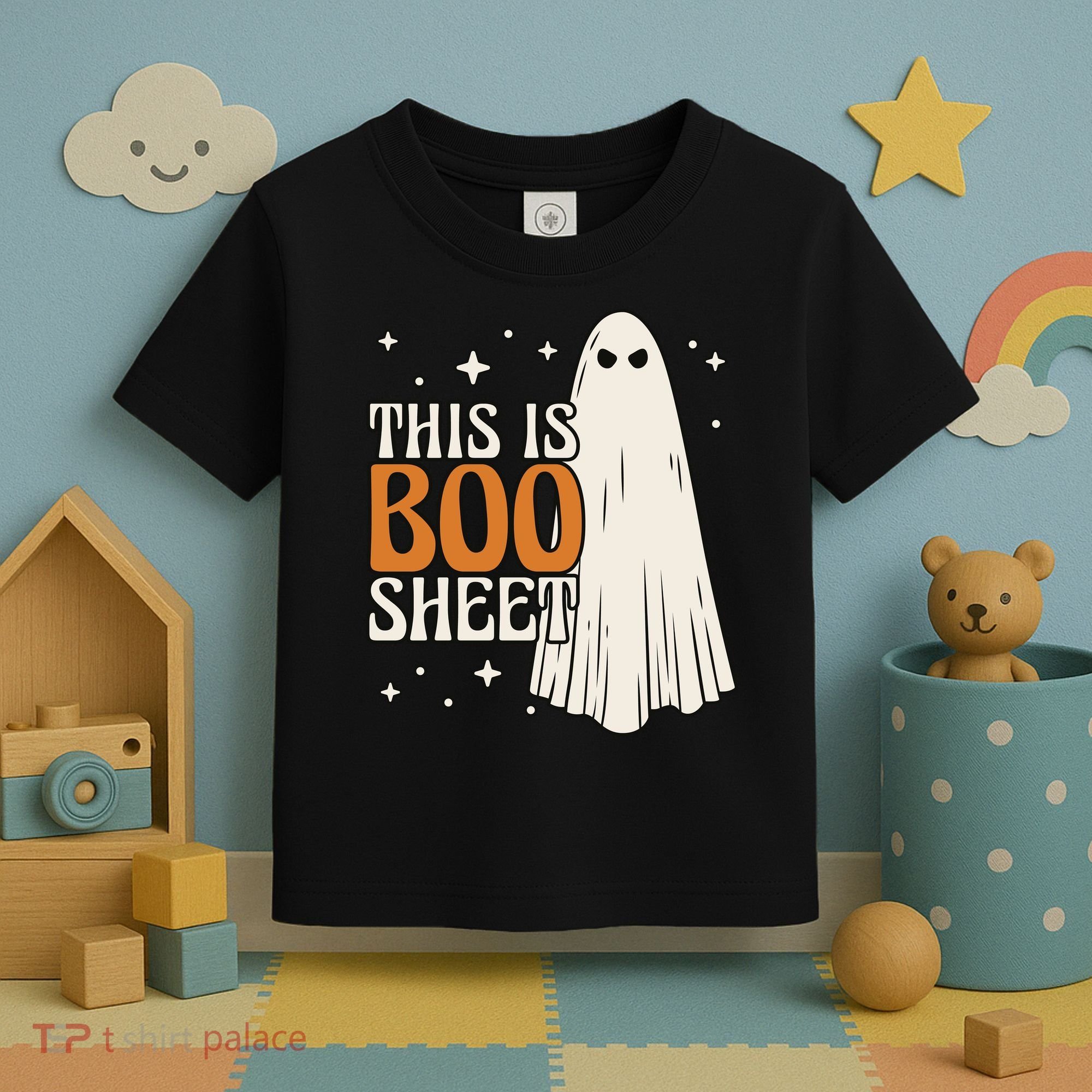 This Is Boo Sheet Funny Ghost Toddler T-Shirt