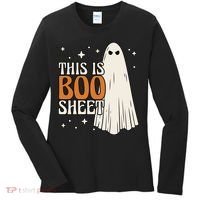 This Is Boo Sheet Funny Ghost Women's Long Sleeve Shirt thumb 0