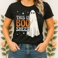This Is Boo Sheet Funny Ghost Women's T-Shirt thumb 2